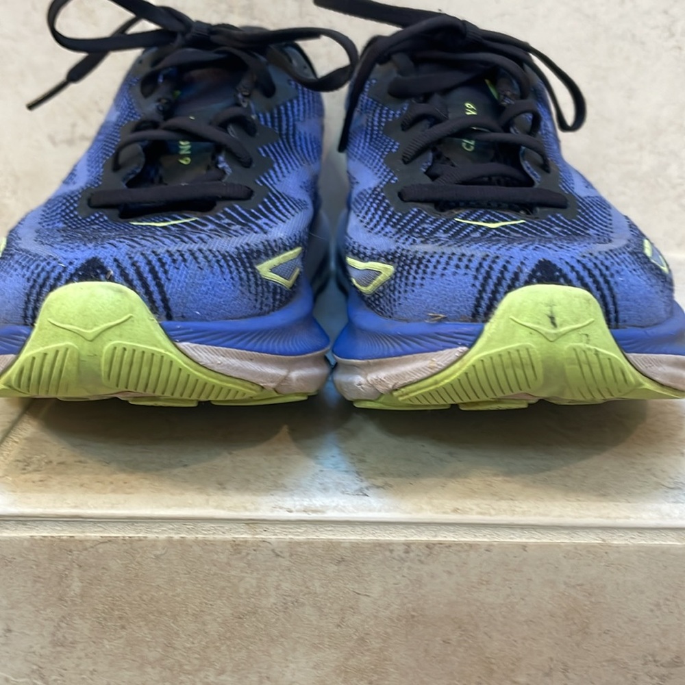 Hoka Clifton 9 Blue Women’s Size 7.5 Running Shoes - Picture 2 of 9